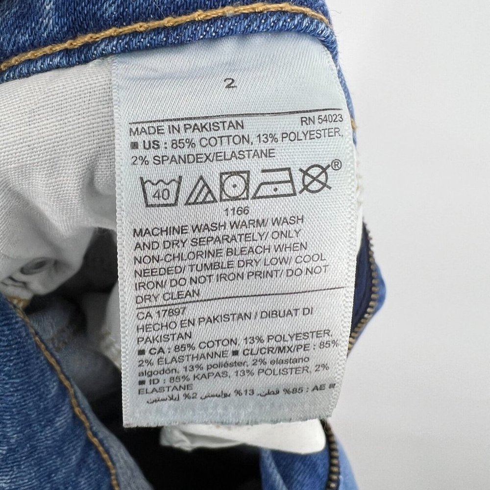 Old Navy Rockstar Jeans Mid Rise Super Skinny Blue Denim - Picture 5 of 11